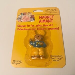 VTG 1983 Get Along Gang Montgomery Moose Magnet NIP Rust Craft Retro 80s